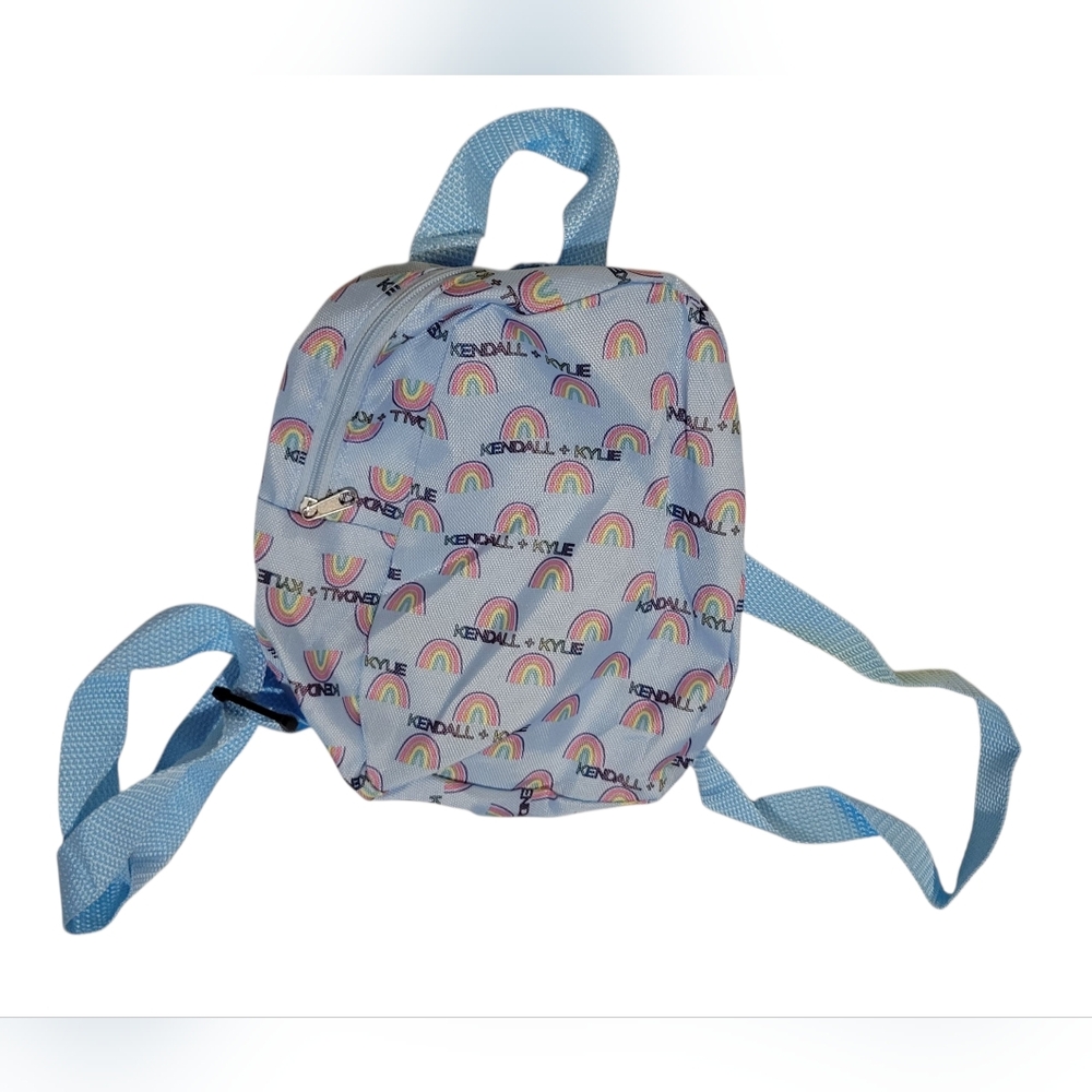KENDALL & KYLIE Mini Rainbow Backpack Blue